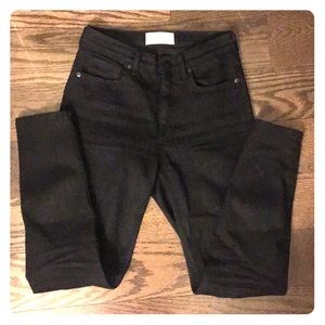 Everlane High & Skinny Black Denim